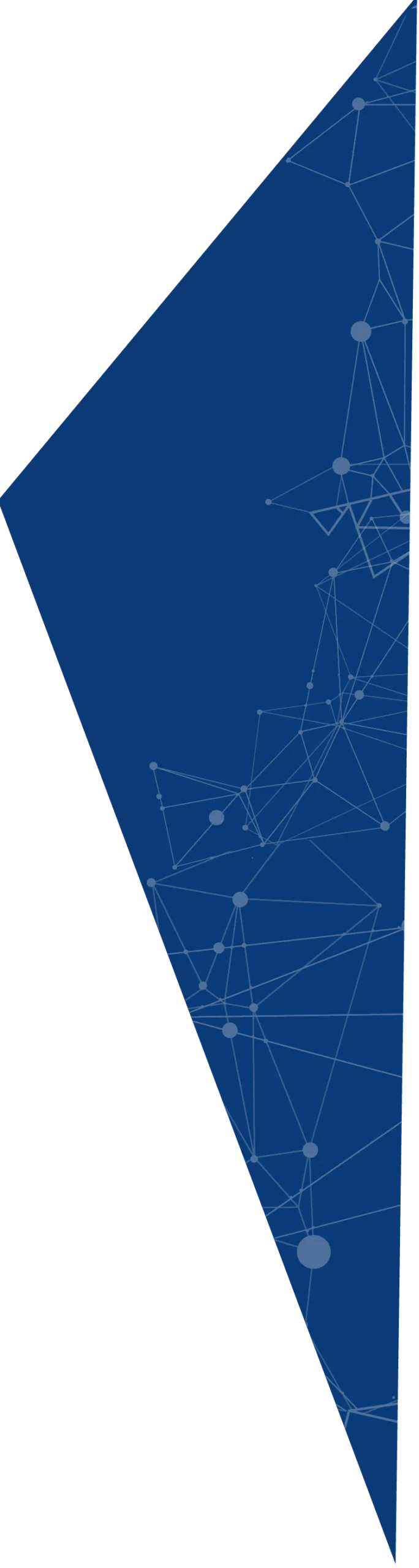 triangle graphic with technology pattern